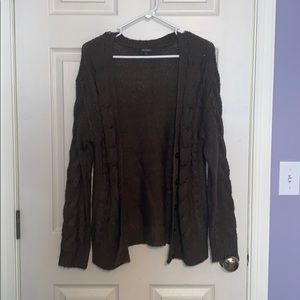 Wild fable green cardigan sweater